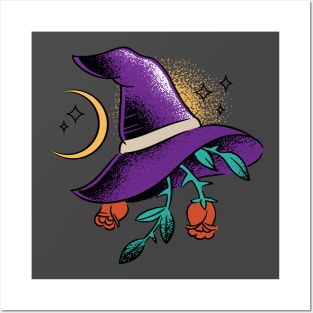 Rosy Witches Hat Posters and Art